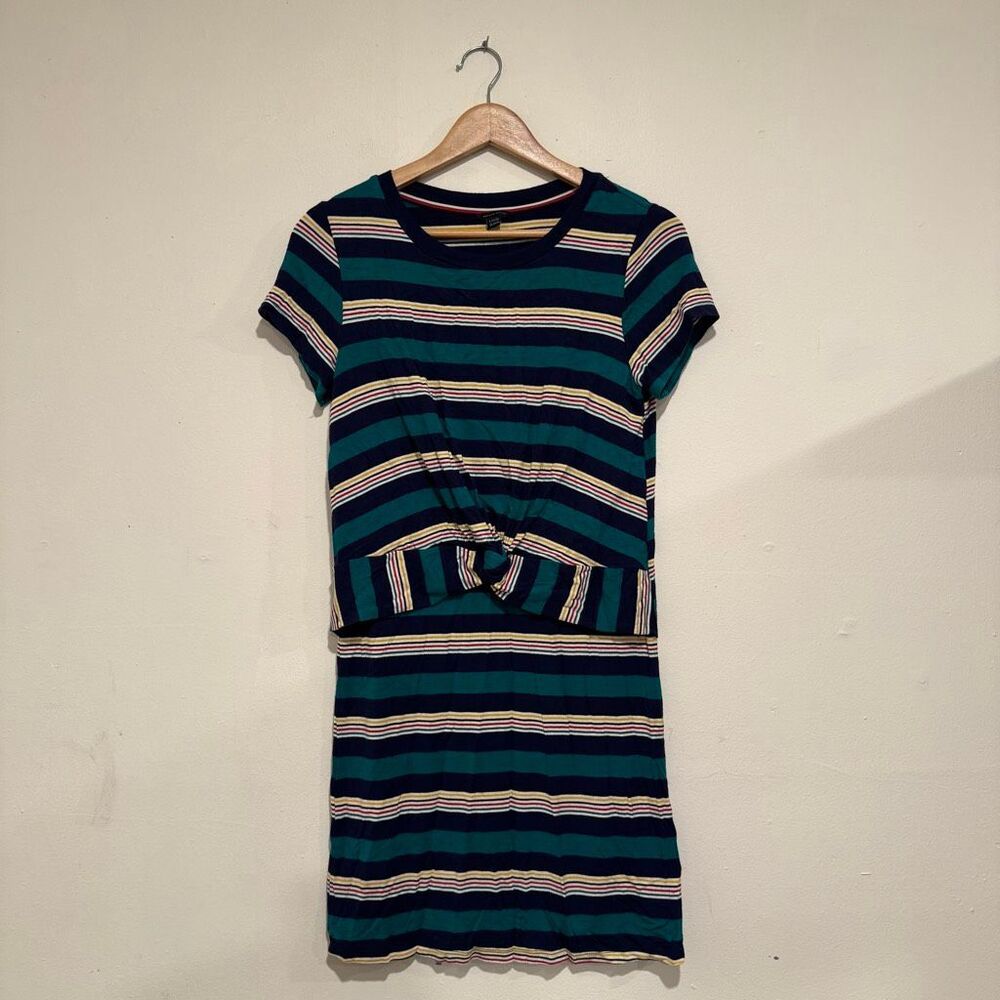 Tommy Hilfiger Nautical Midi Striped Dress Size Large